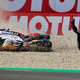 Illustration for article titled Moto2 Rider Who Grabbed Competitor's Brake Lever is Banned From Motorcycle Racing Until 2019
